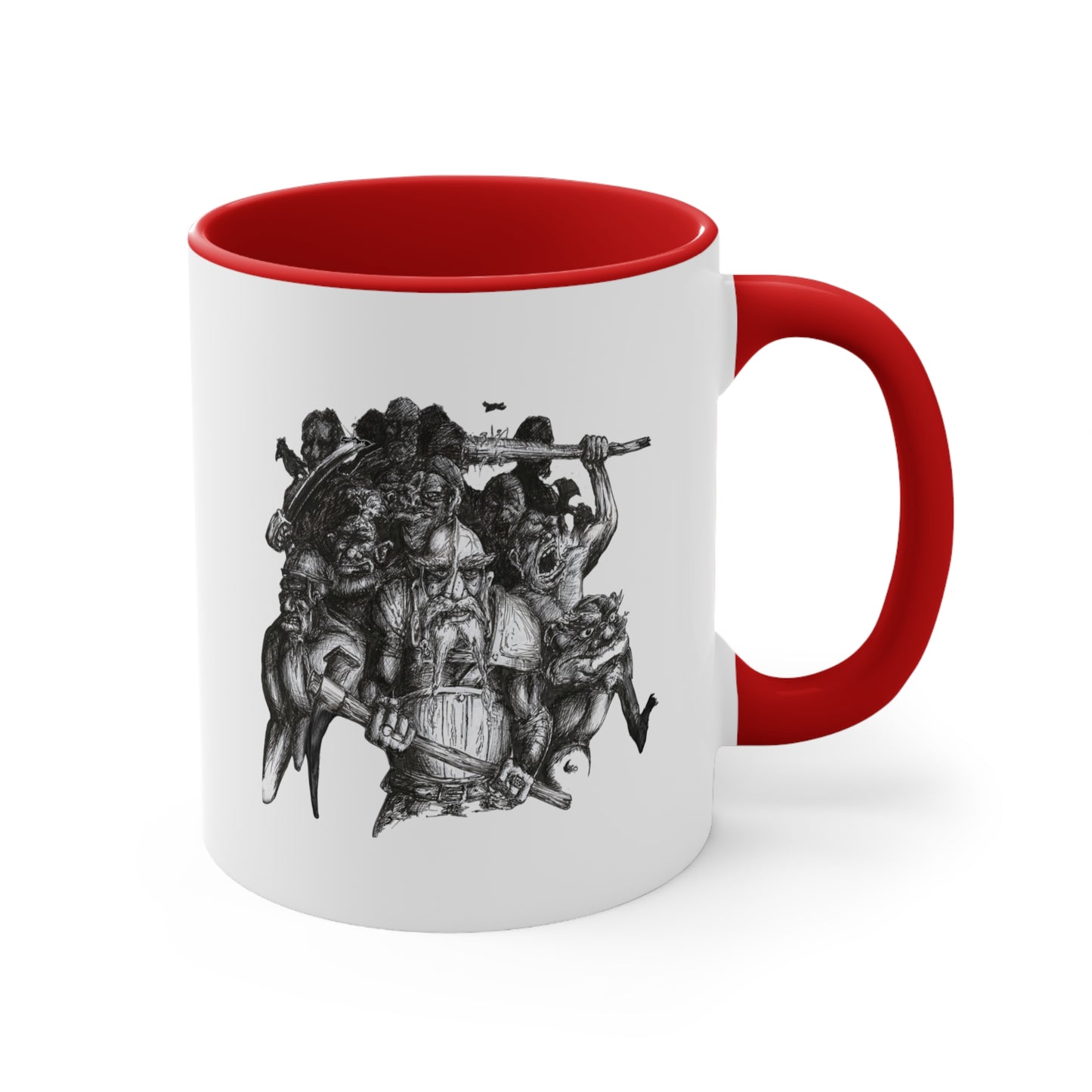 Battling Giants Accent Mugs