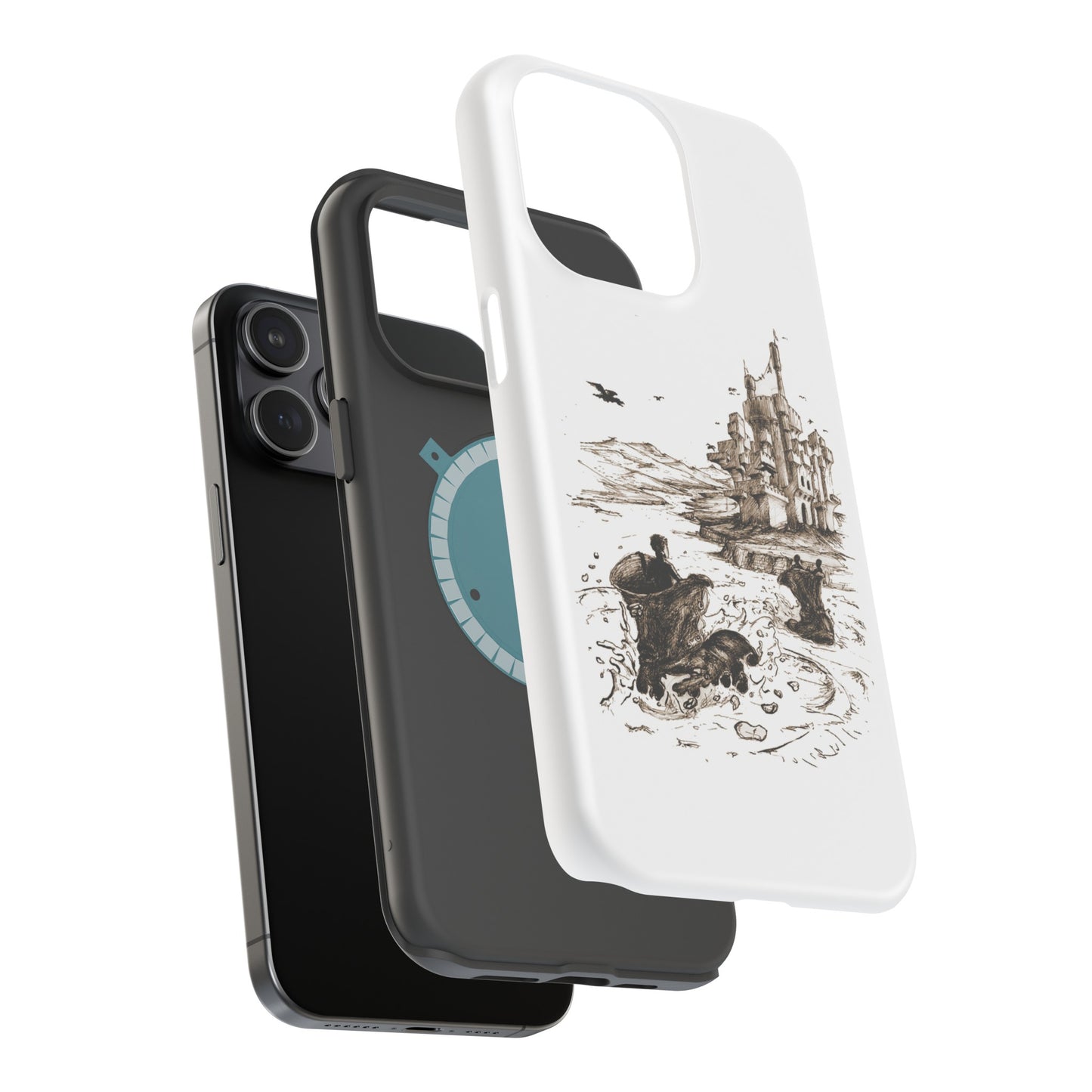 Phone Case Bubbling River Series Magnetic Tough Cases