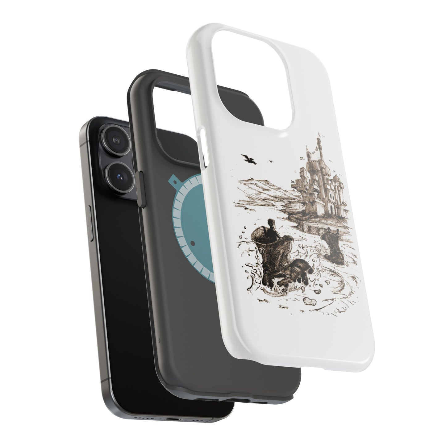 Phone Case Bubbling River Series Magnetic Tough Cases