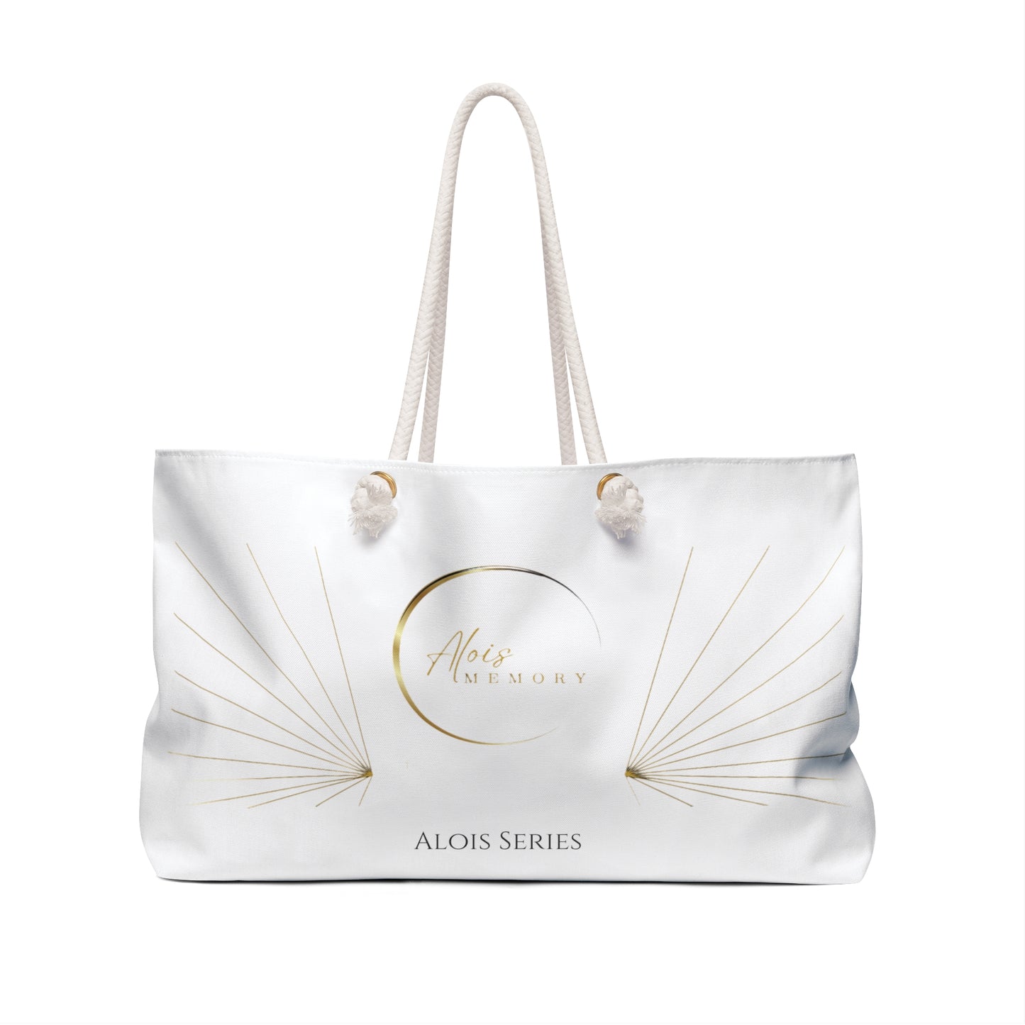 Alois White Memory Weekender Bag