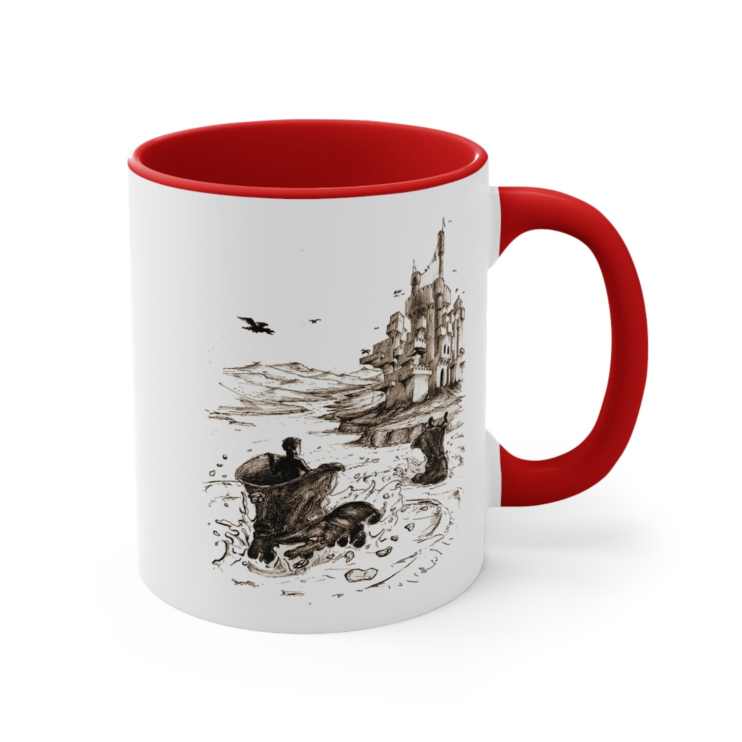 Bubbling River Accent Mugs
