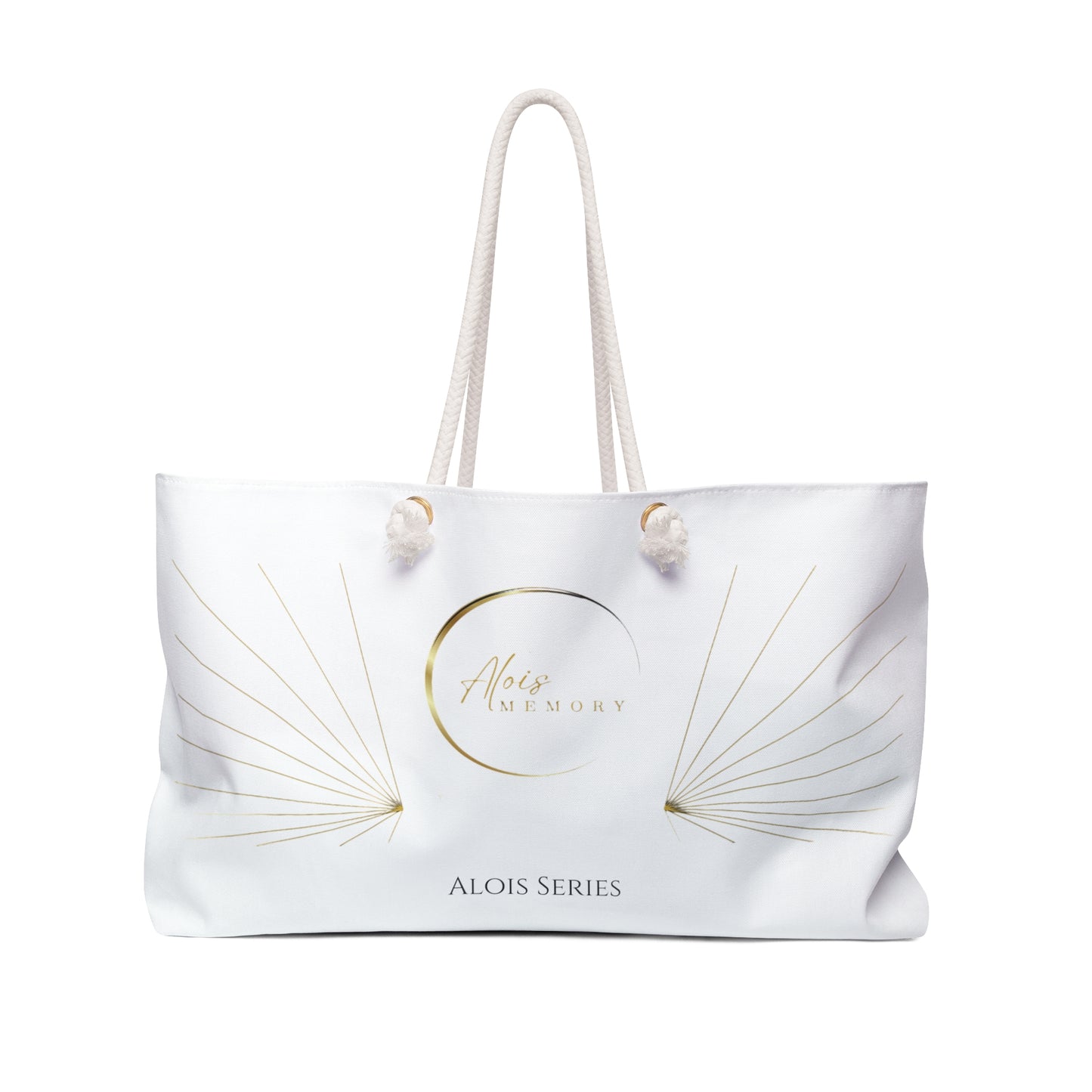 Alois White Memory Weekender Bag