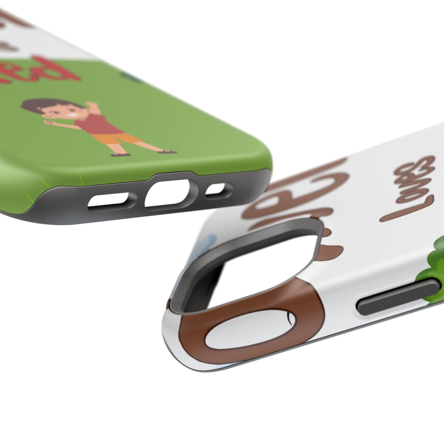 of Phone Case Oliver Loves Red Magnetic Tough Cases