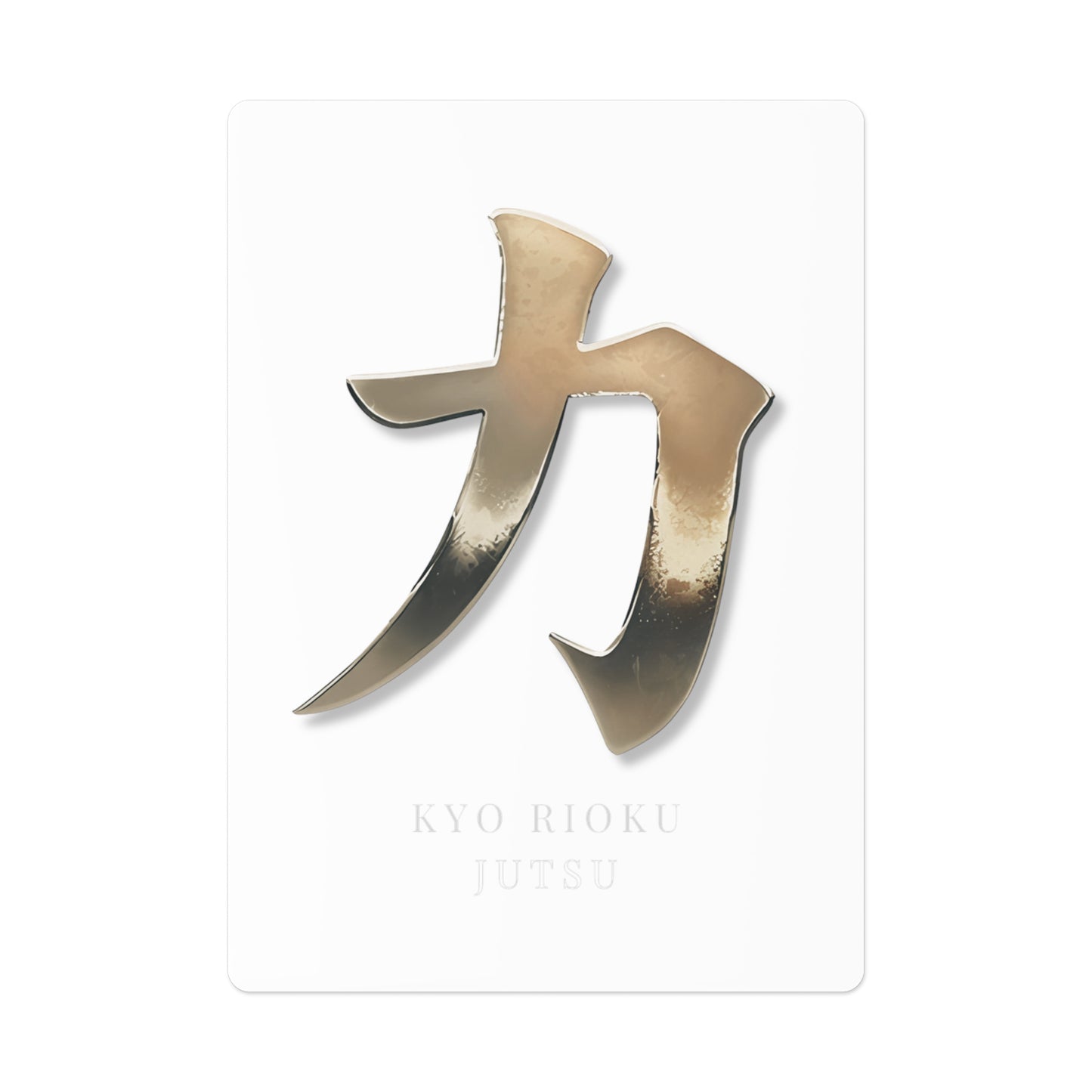 Kyo Rioku Jutsu Poker Cards
