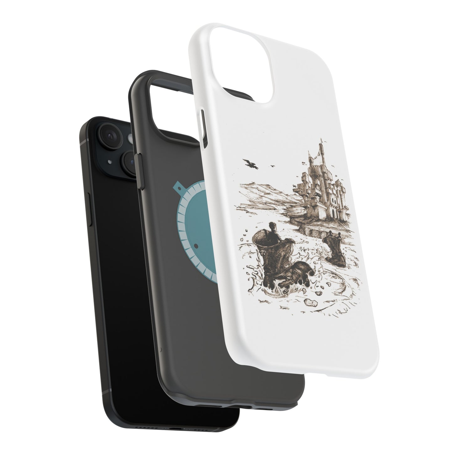 Phone Case Bubbling River Series Magnetic Tough Cases