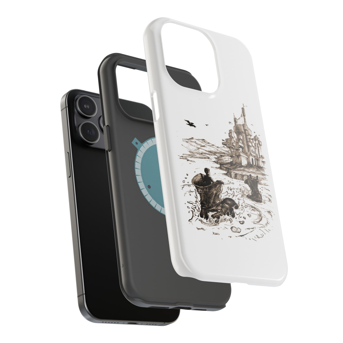 Phone Case Bubbling River Series Magnetic Tough Cases