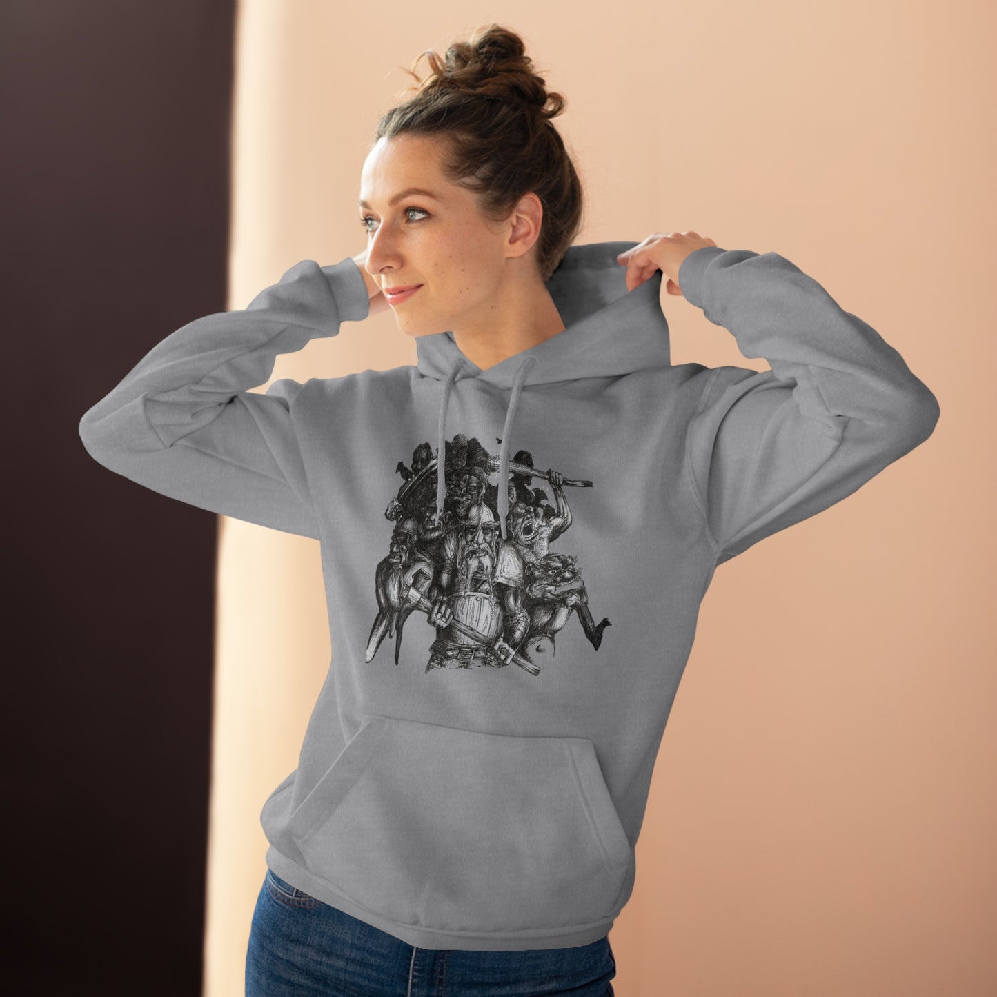 Battling Giants Series Unisex Pullover Hoodie