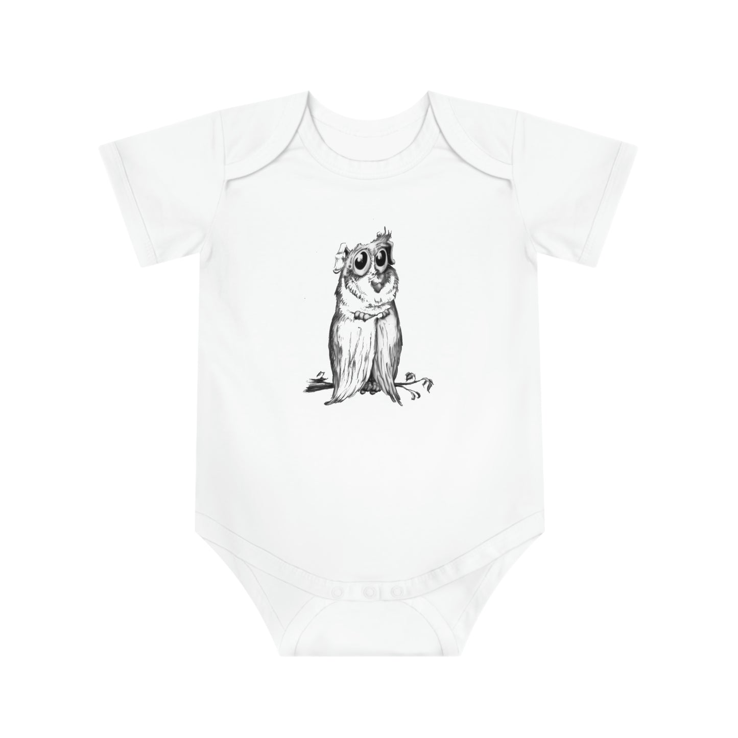 Baby Short Sleeve Bodysuit.(Ollypup Series)