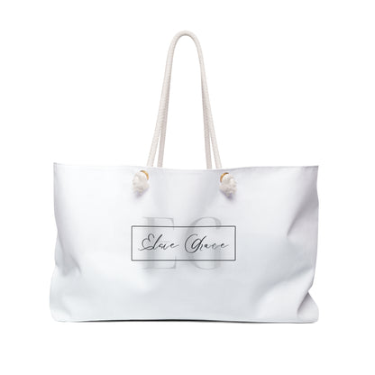 Elsie Grace White Memory Weekender Bag