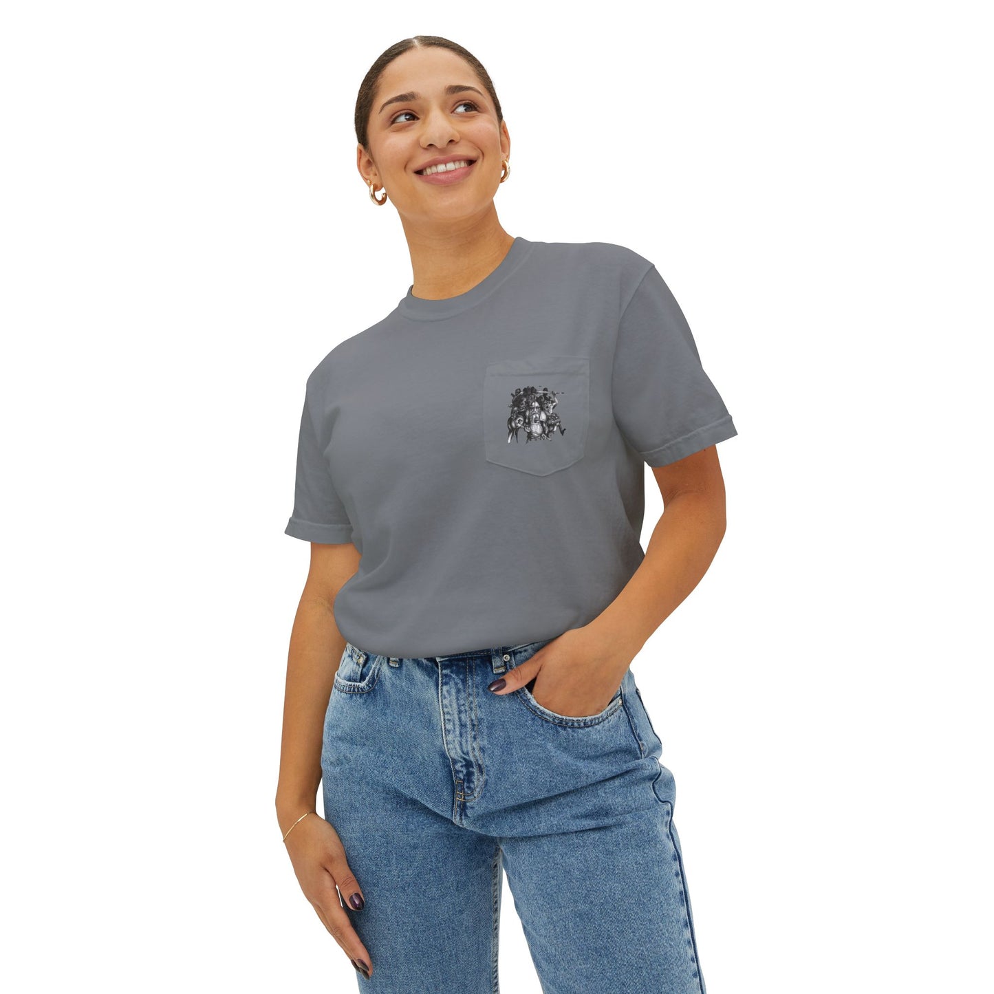 Battling Giants Unisex Garment-Dyed Pocket T-Shirt