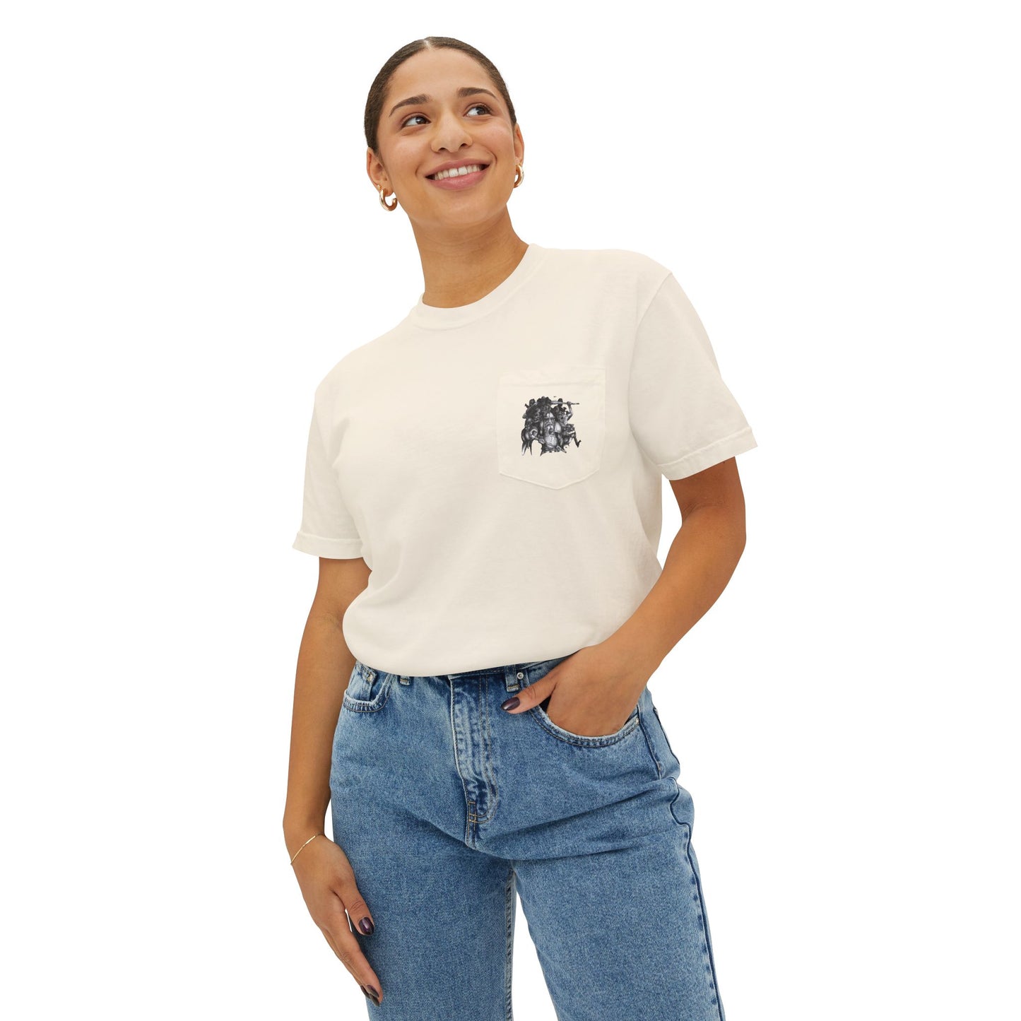 Battling Giants Unisex Garment-Dyed Pocket T-Shirt