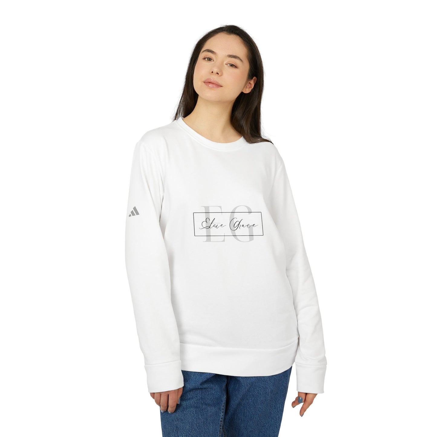 Elsie Grace Customised Design adidas® Unisex Fleece Crewneck Sweatshirt