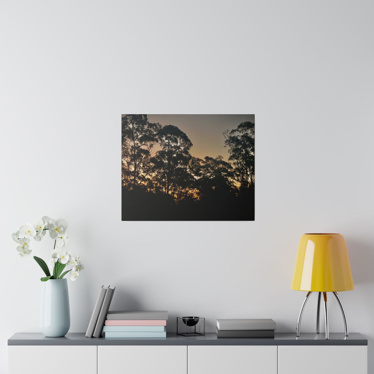 Mist Dusk Prints on Canvas, Stretched, 0.75"