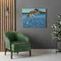 In Flight Print on Canvas on Stretched Canvas