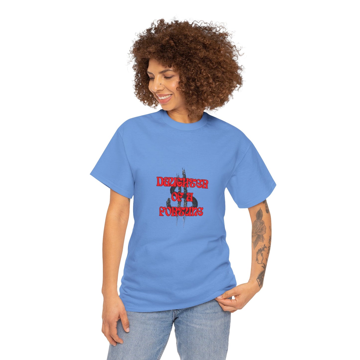 Quirky Tee (Daughter of a Fortune) Unisex Heavy Cotton Tee