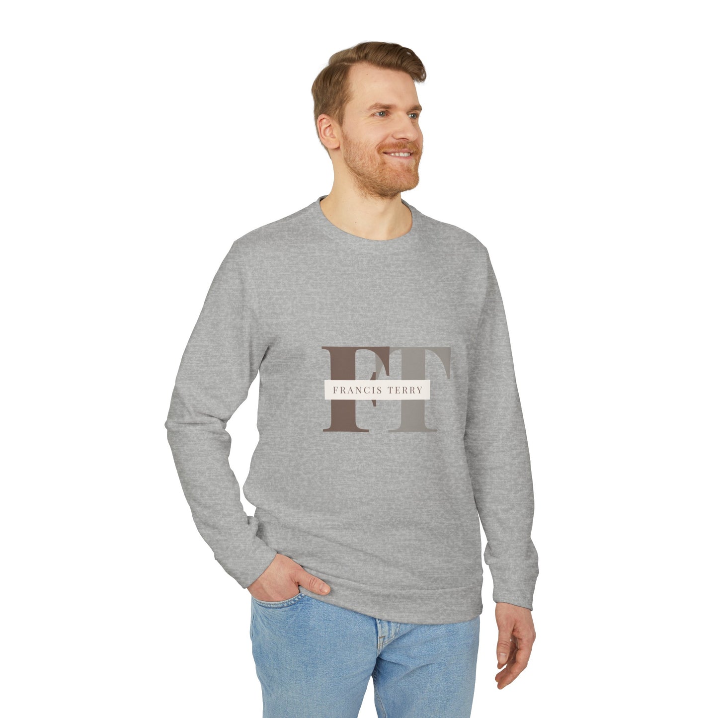 Francis Terry Customised Design adidas® Unisex Fleece Crewneck Sweatshirt