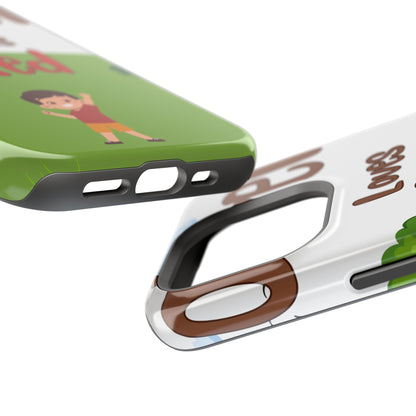 of Phone Case Oliver Loves Red Magnetic Tough Cases