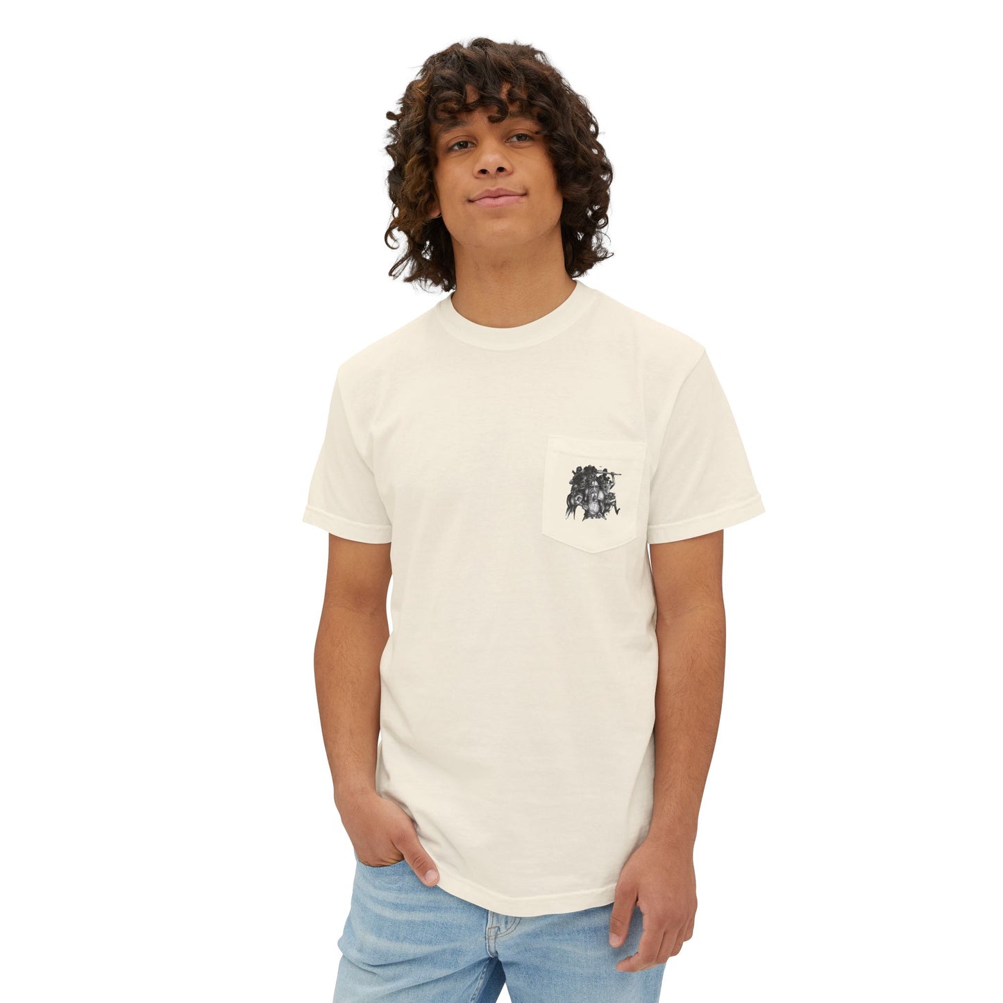 Battling Giants Unisex Garment-Dyed Pocket T-Shirt