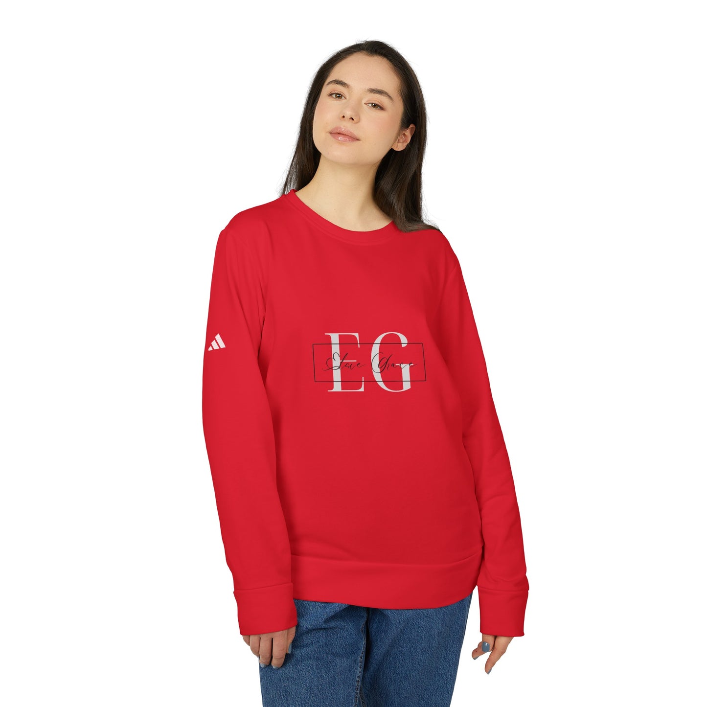 Elsie Grace Customised Design adidas® Unisex Fleece Crewneck Sweatshirt