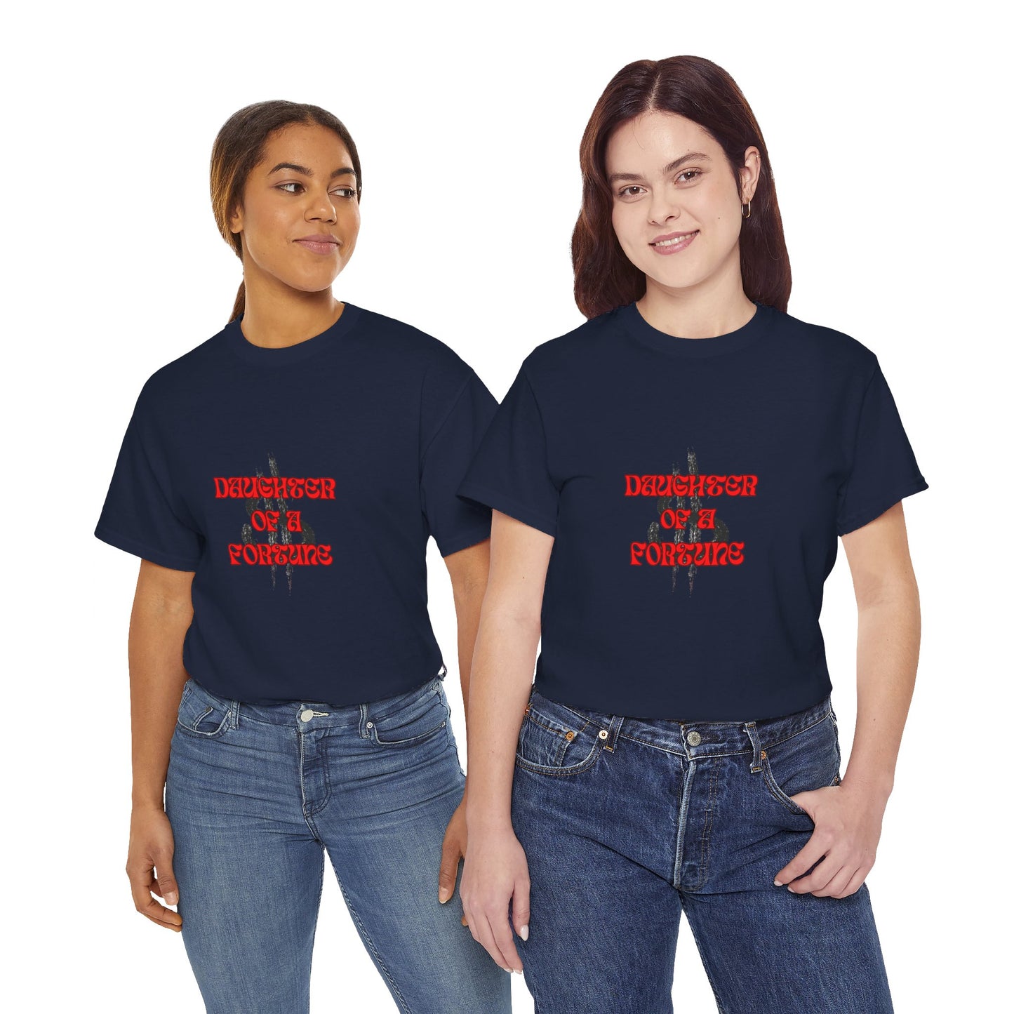 Quirky Tee (Daughter of a Fortune) Unisex Heavy Cotton Tee