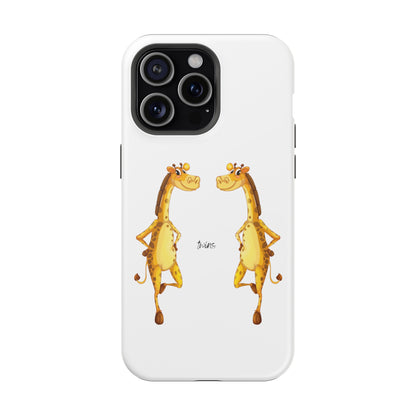 Phone Case Giraffe Twins Magnetic Tough Cases