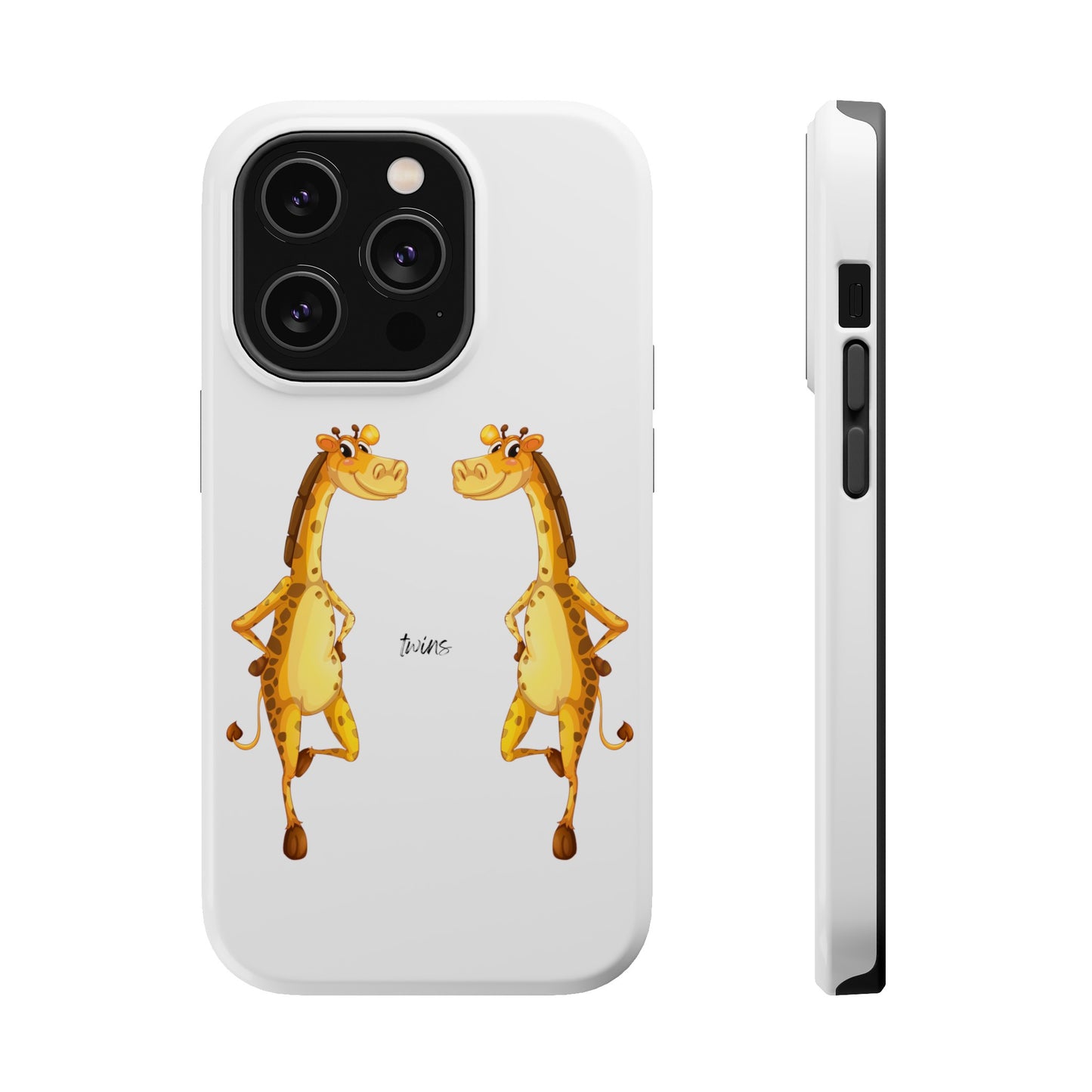 Phone Case Giraffe Twins Magnetic Tough Cases