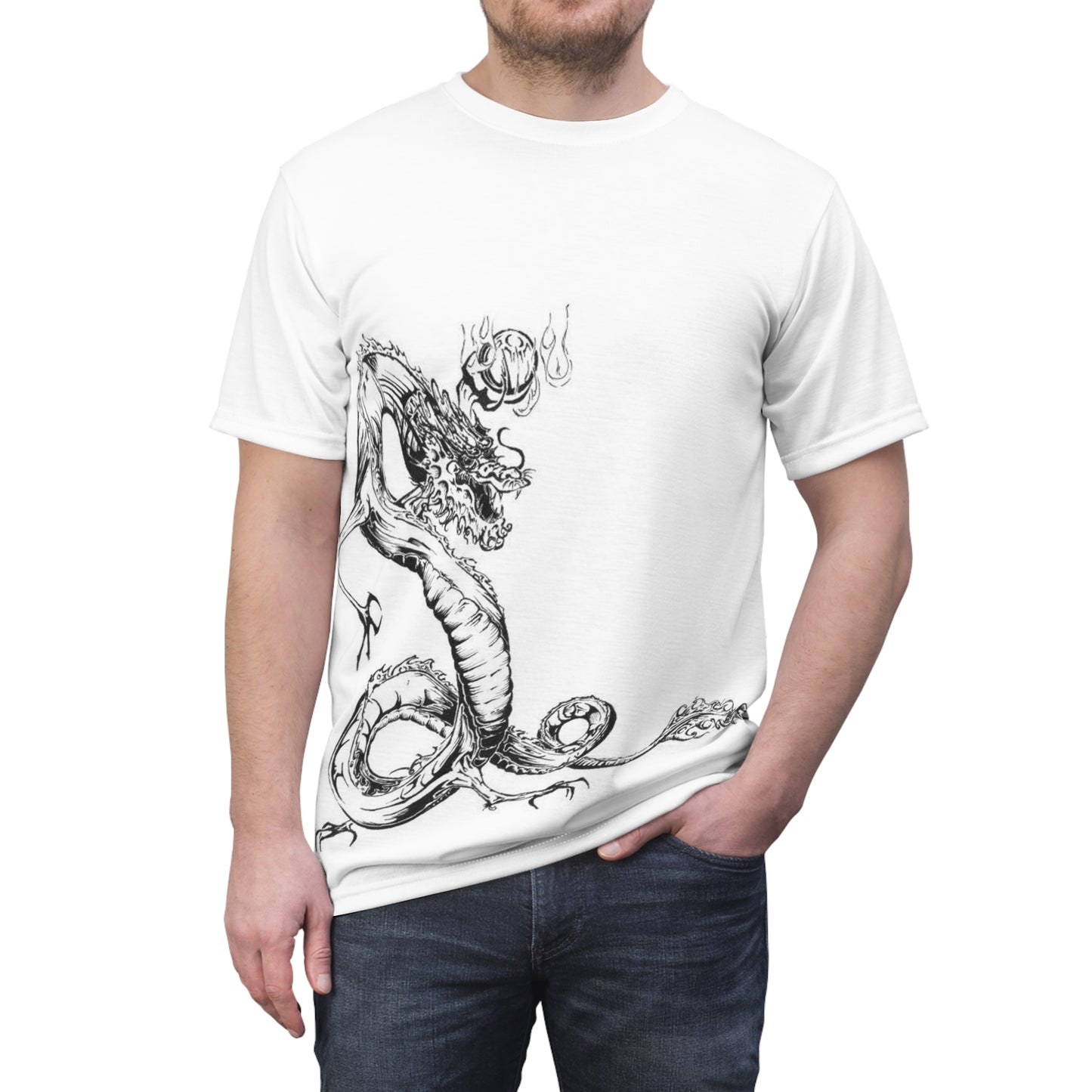 Dragon Series Unisex Cut & Sew Tee (AOP)