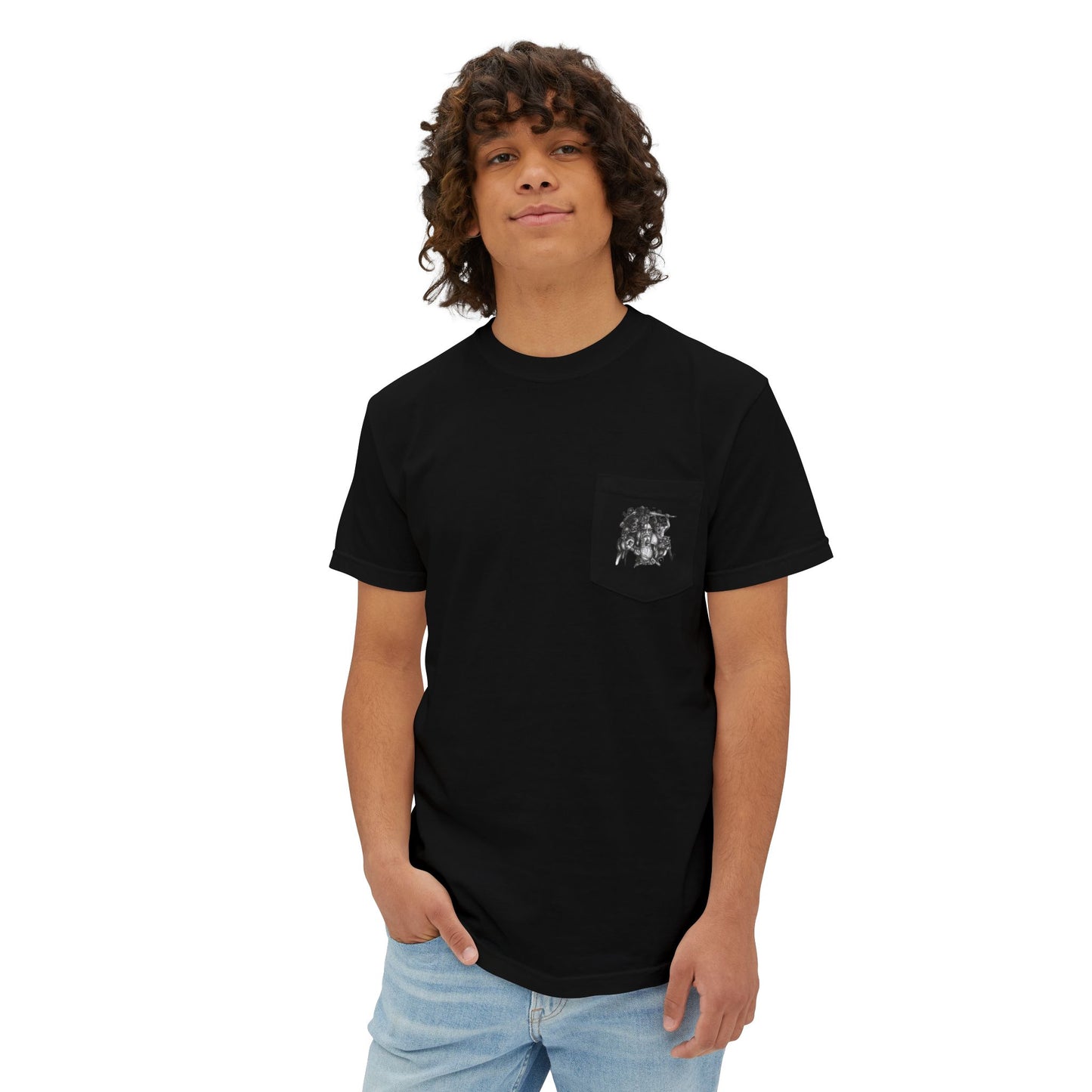 Battling Giants Unisex Garment-Dyed Pocket T-Shirt