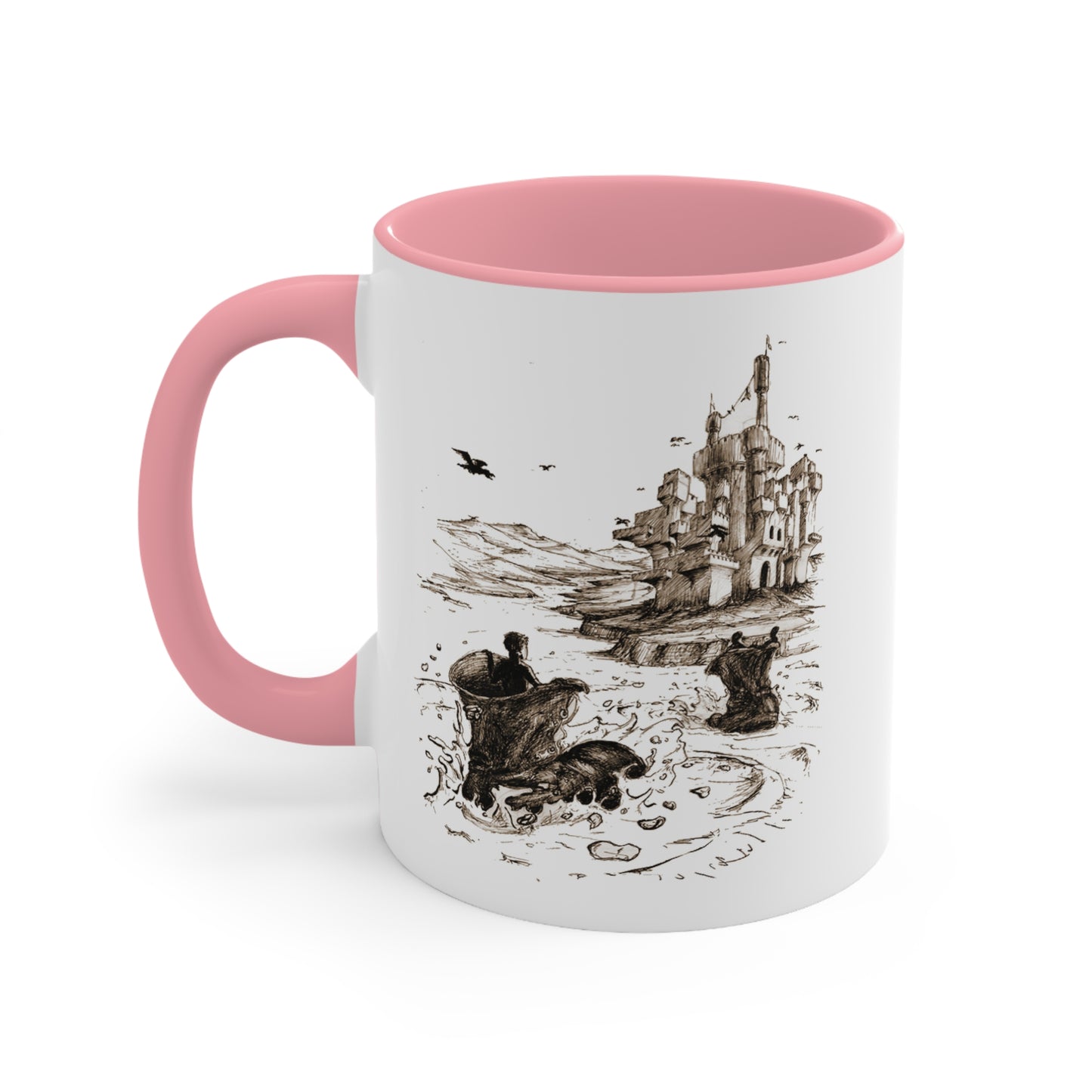Bubbling River Accent Mugs