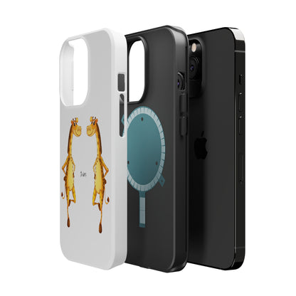 Phone Case Giraffe Twins Magnetic Tough Cases