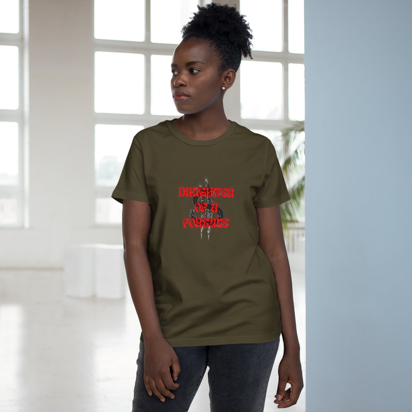 Quirky Tee (Daughter of a Fortune) Women’s Maple Tee