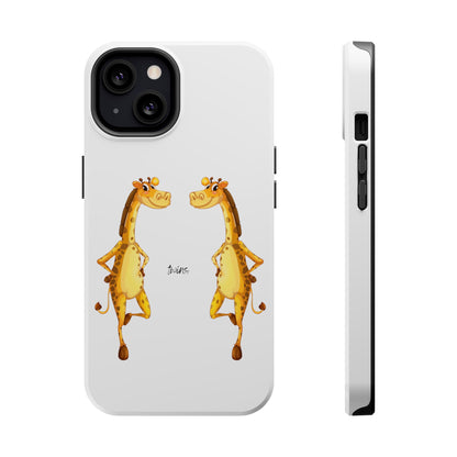 Phone Case Giraffe Twins Magnetic Tough Cases