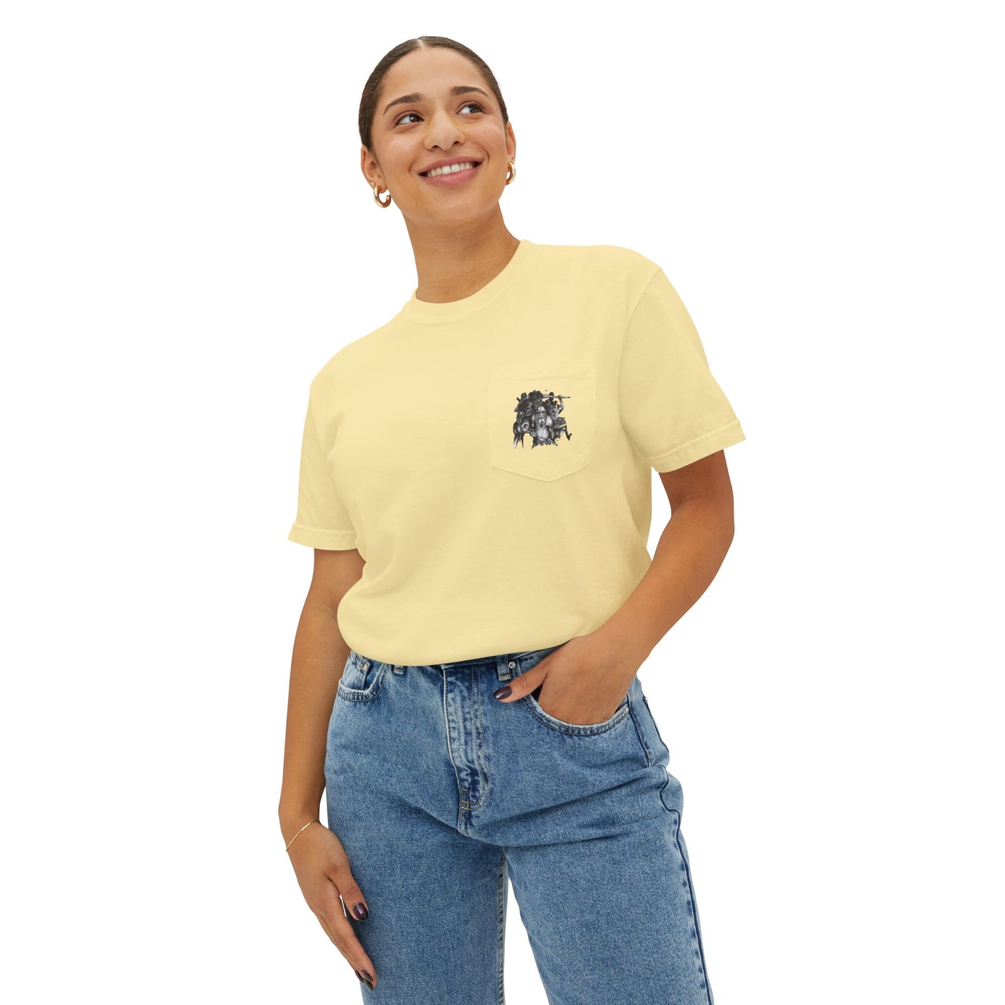 Battling Giants Unisex Garment-Dyed Pocket T-Shirt