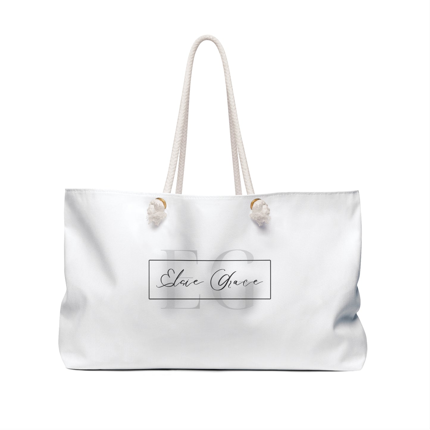 Elsie Grace White Memory Weekender Bag