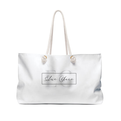 Elsie Grace White Memory Weekender Bag