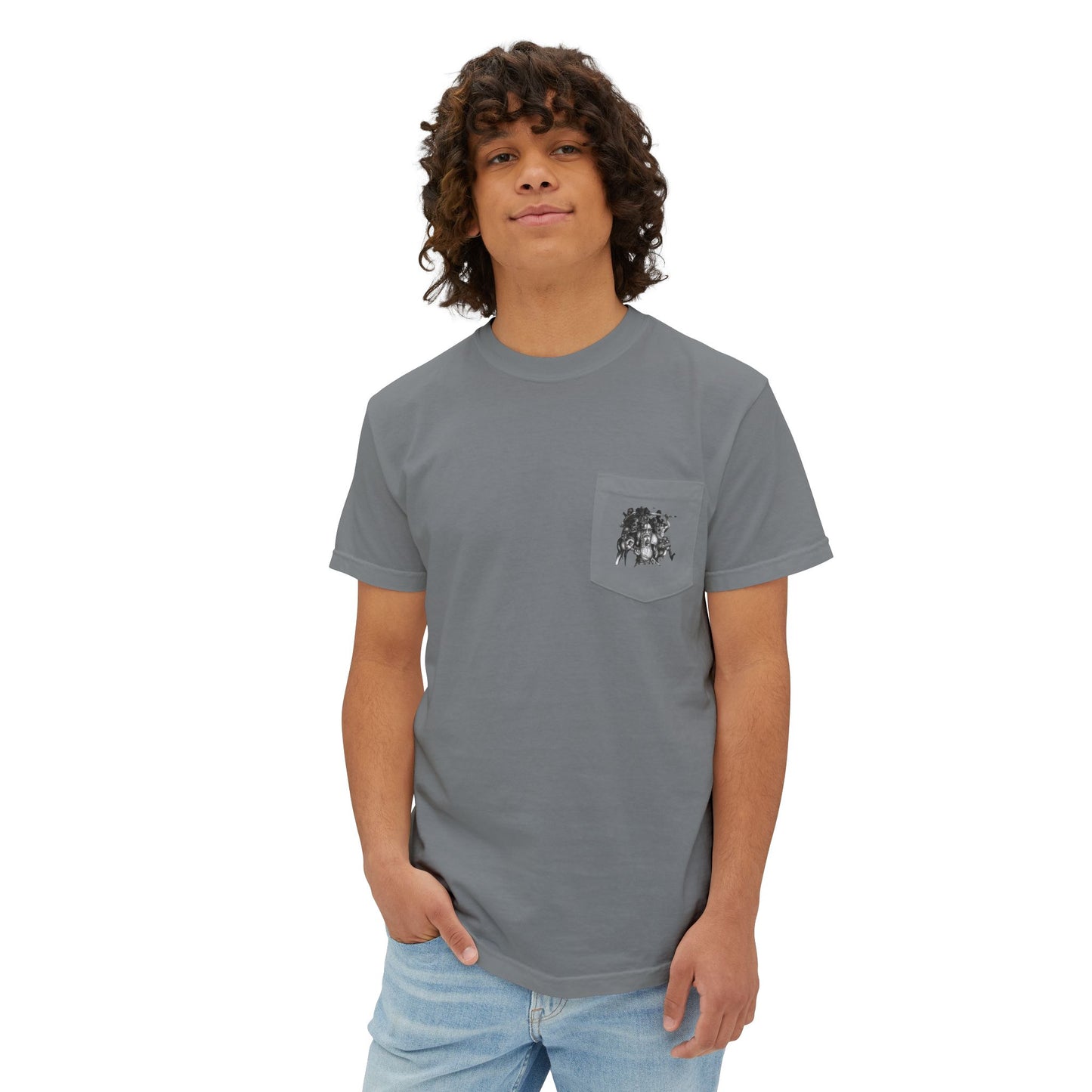 Battling Giants Unisex Garment-Dyed Pocket T-Shirt