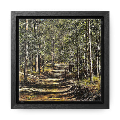 Forest Walk Prints on Canvas, Square Frame
