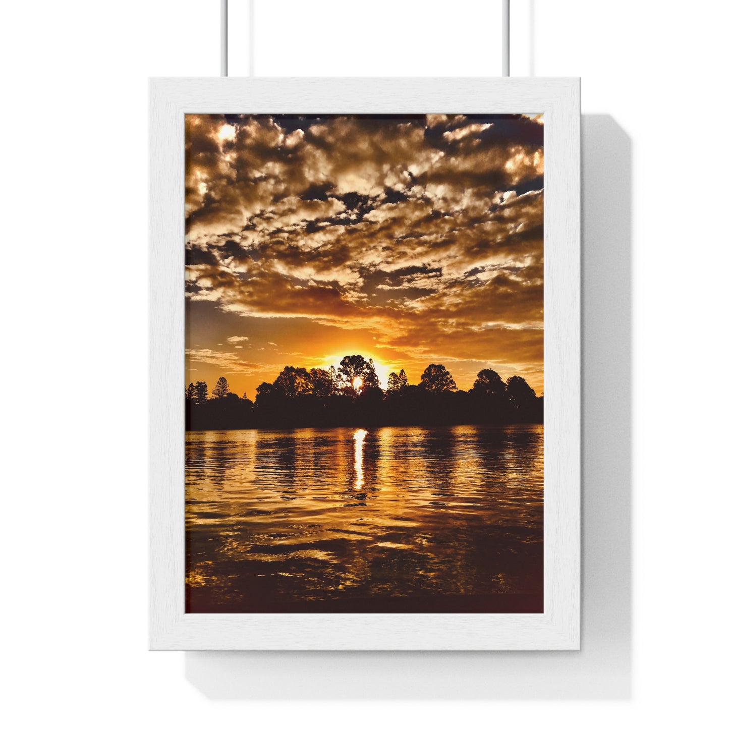 Prints on Canvas Premium Framed Vertical Poster.