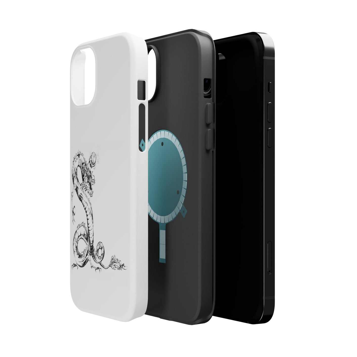 Phone Case Dragon Series Magnetic Tough Cases