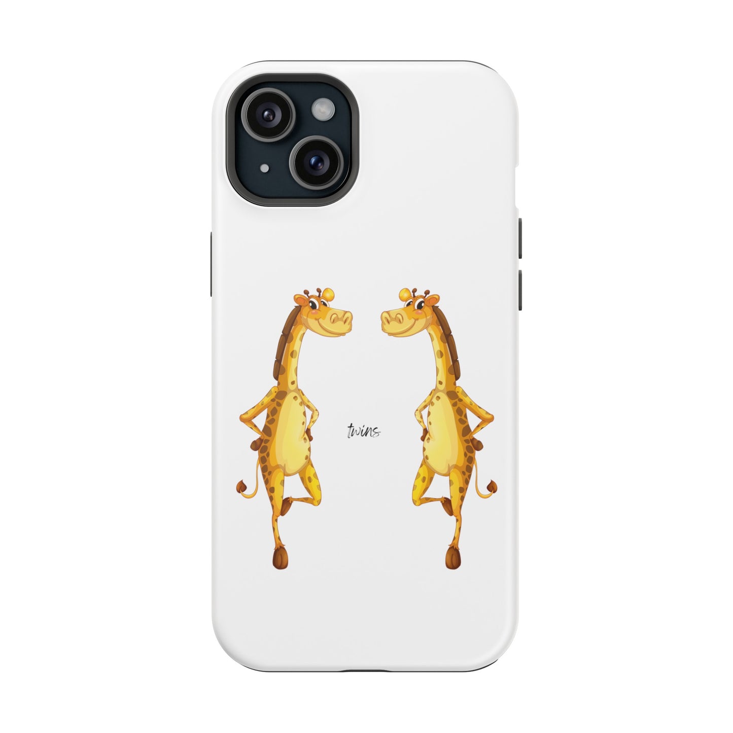 Phone Case Giraffe Twins Magnetic Tough Cases