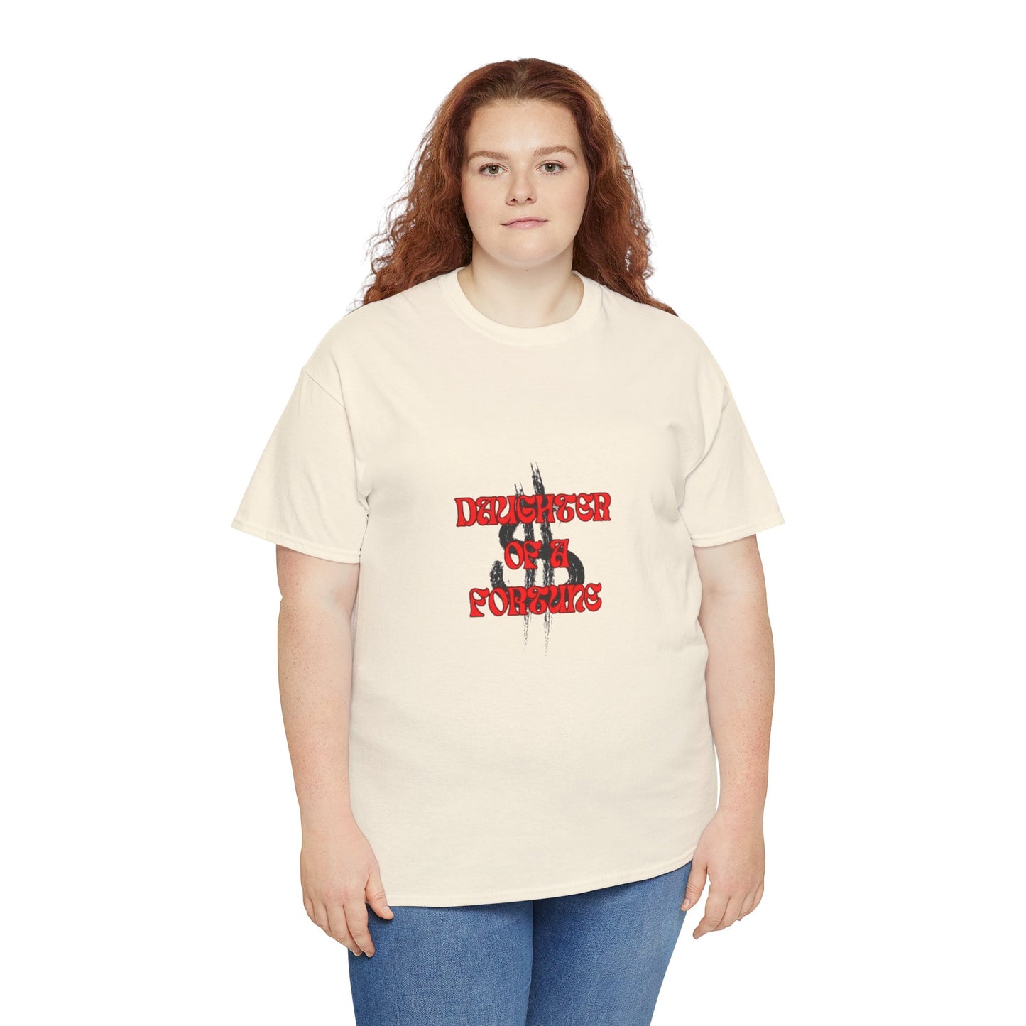 Quirky Tee (Daughter of a Fortune) Unisex Heavy Cotton Tee