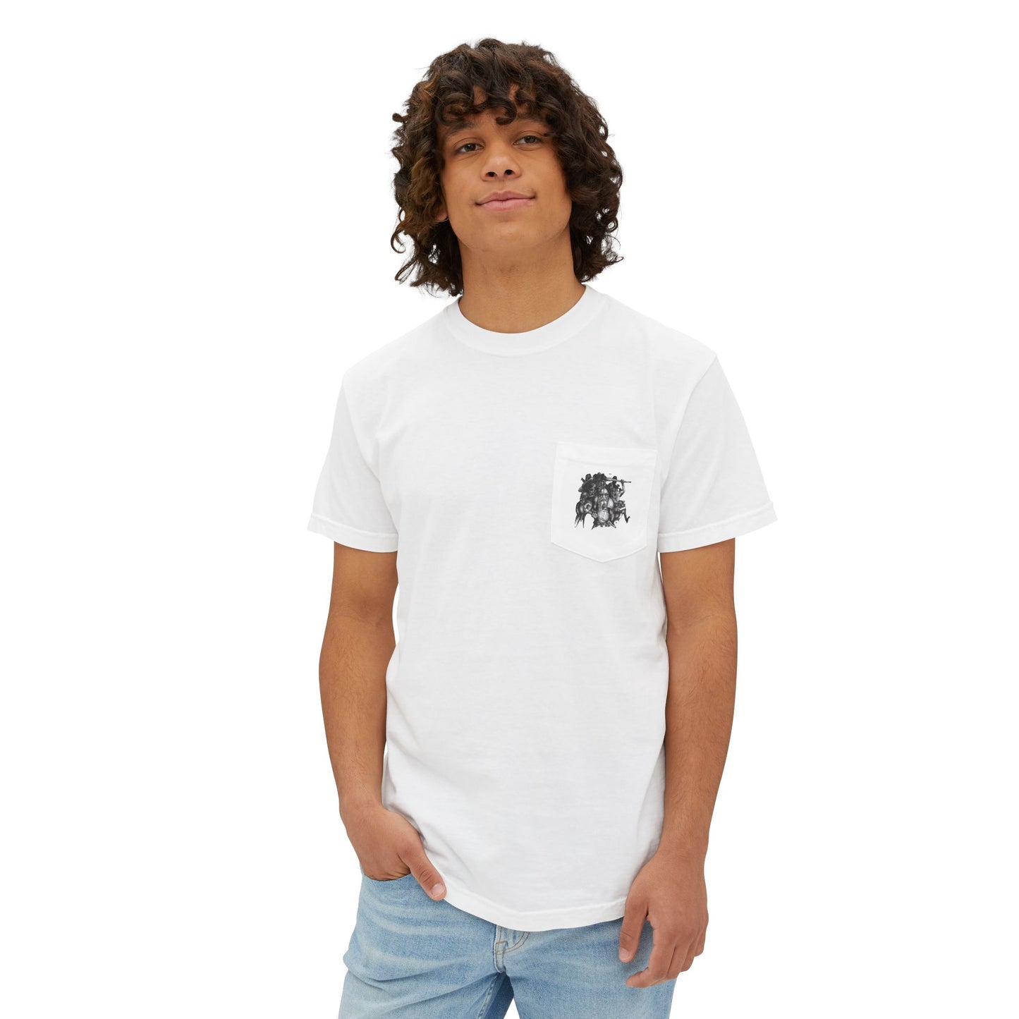 Battling Giants Unisex Garment-Dyed Pocket T-Shirt