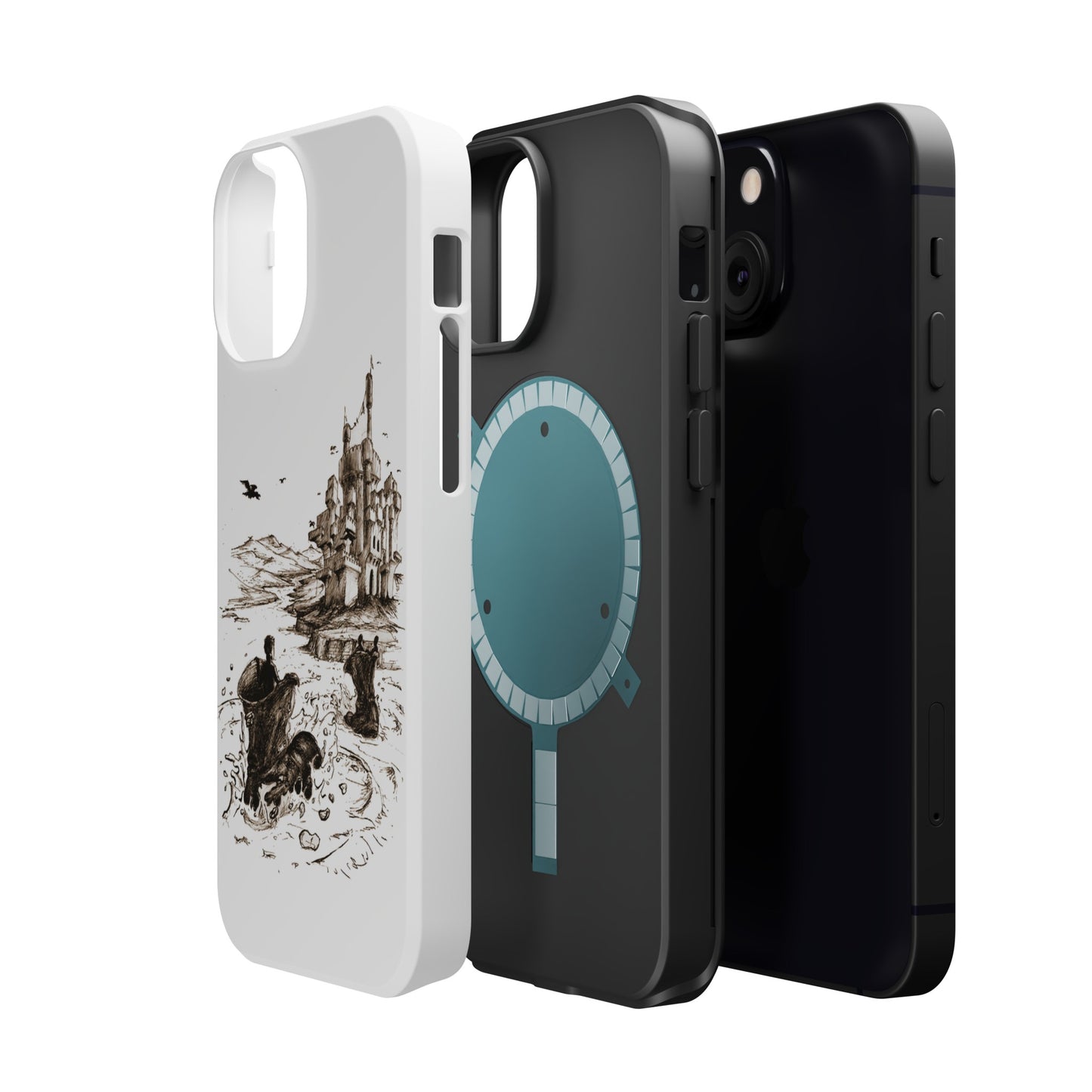 Phone Case Bubbling River Series Magnetic Tough Cases