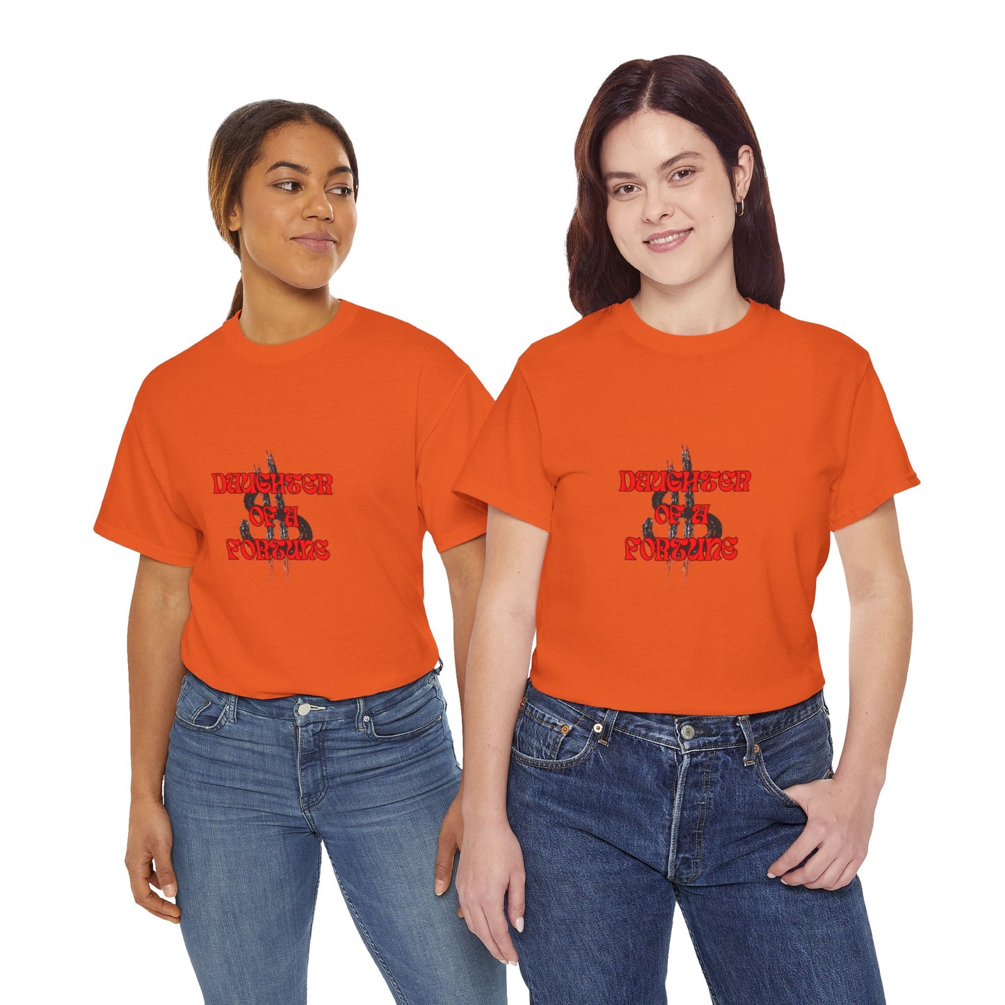 Quirky Tee (Daughter of a Fortune) Unisex Heavy Cotton Tee