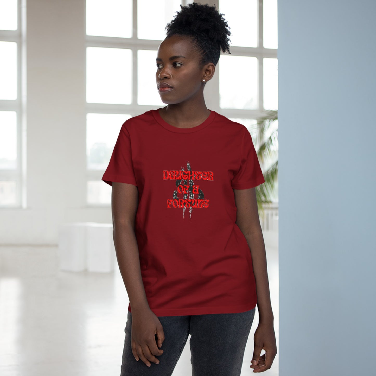 Quirky Tee (Daughter of a Fortune) Women’s Maple Tee