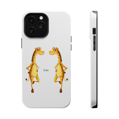 Phone Case Giraffe Twins Magnetic Tough Cases