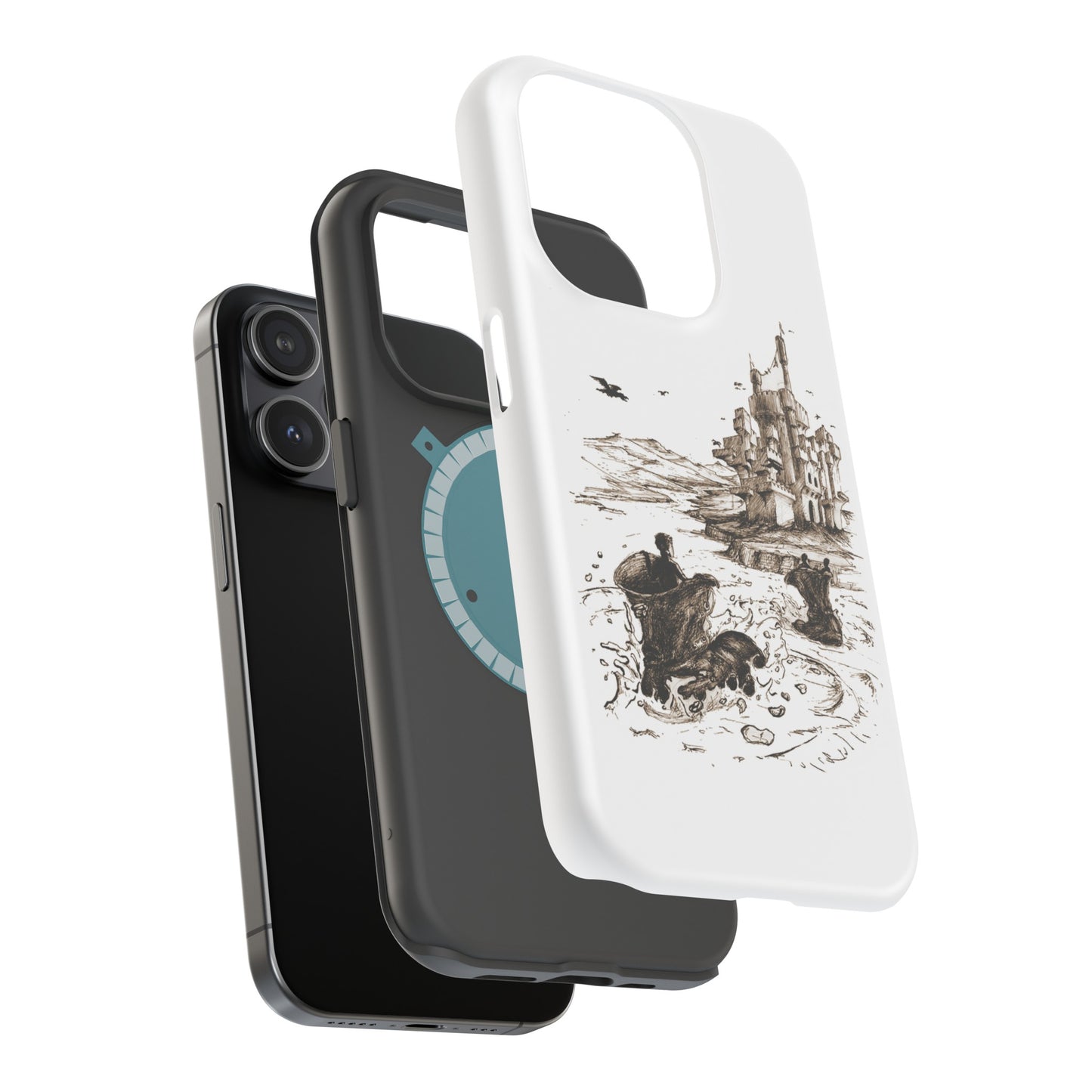 Phone Case Bubbling River Series Magnetic Tough Cases