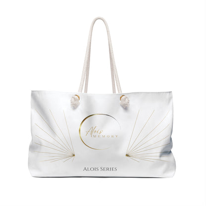 Alois White Memory Weekender Bag