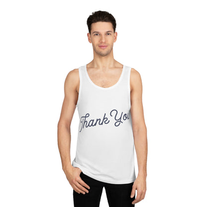 Quirky Tee Thank You Unisex Softstyle™ Tank Top