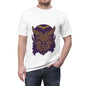 Quirky Tee Mustard Devil Unisex Cut & Sew Tee (AOP)